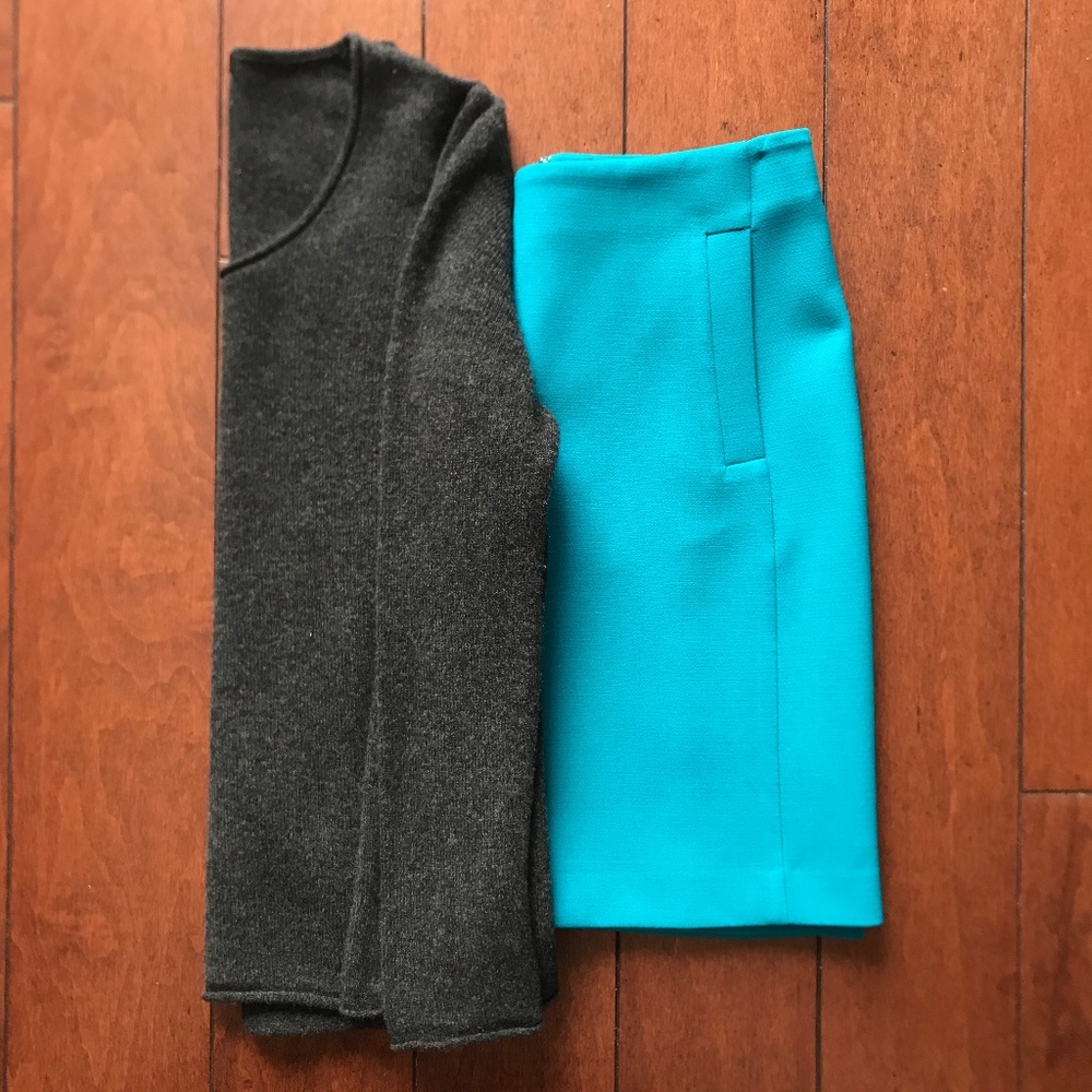 Cashmere Uniqlo Gray Sweater